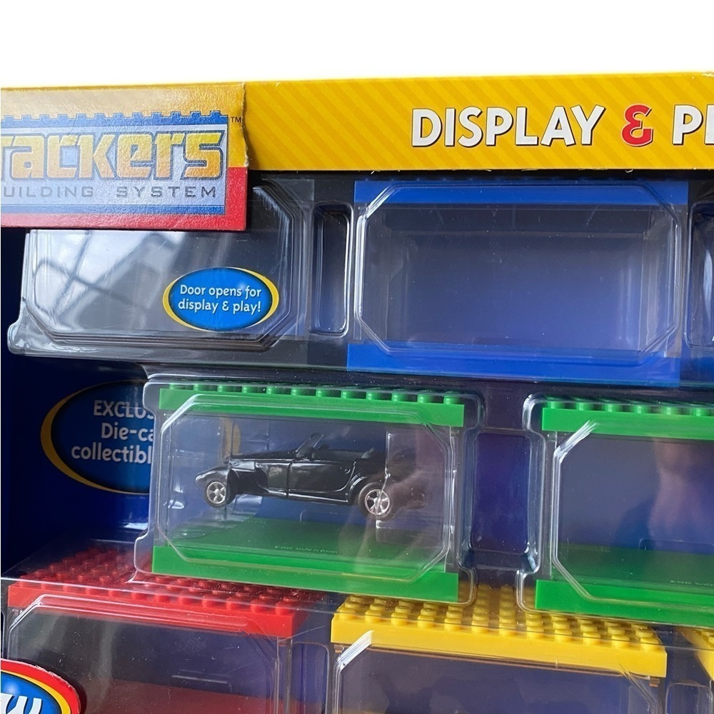 Racing Champions Stackers Building Track System, Plus Car & Display Cases. NEW - Picture 3 of 14